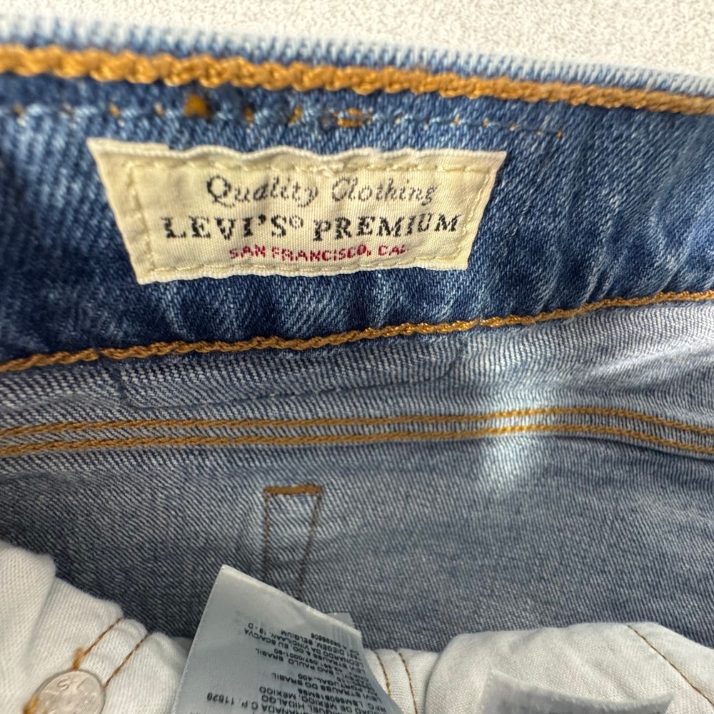 Levis Womens Jeans 20W (42x26) Premium 501 Button Fly Big E - Picture 11 of 15